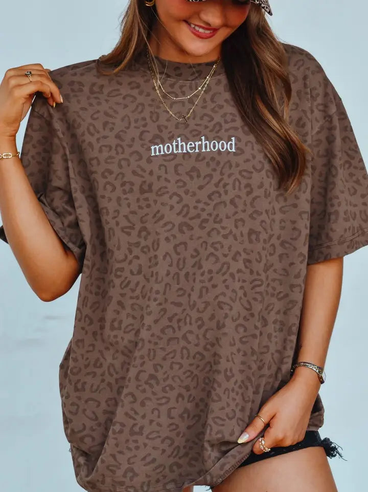 Motherhood Leopard Tee