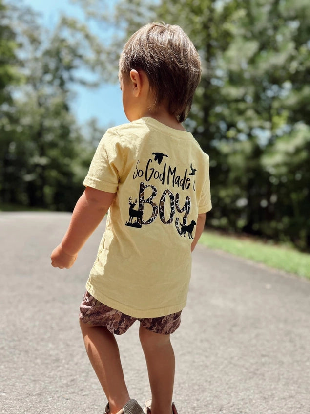 God Made a Boy Tee