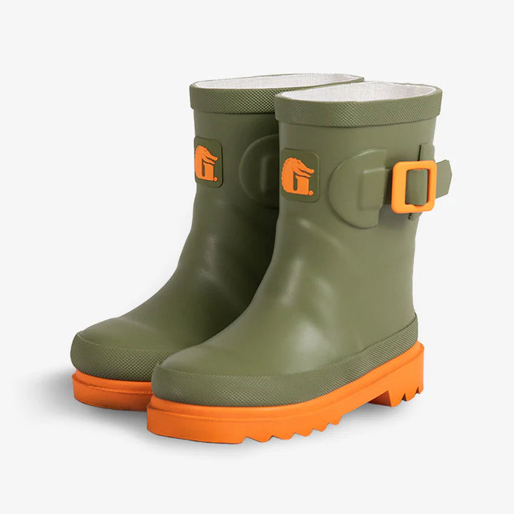 GW Kids Rain Boots- Olive