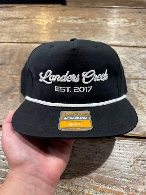 Black/White Rope Hat