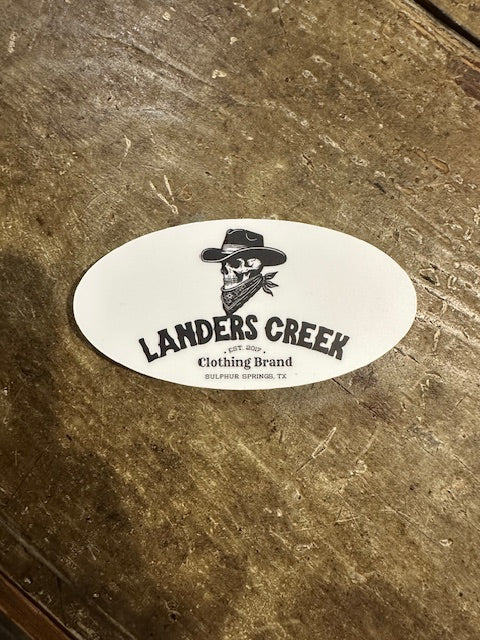 Skull Cowboy Sticker