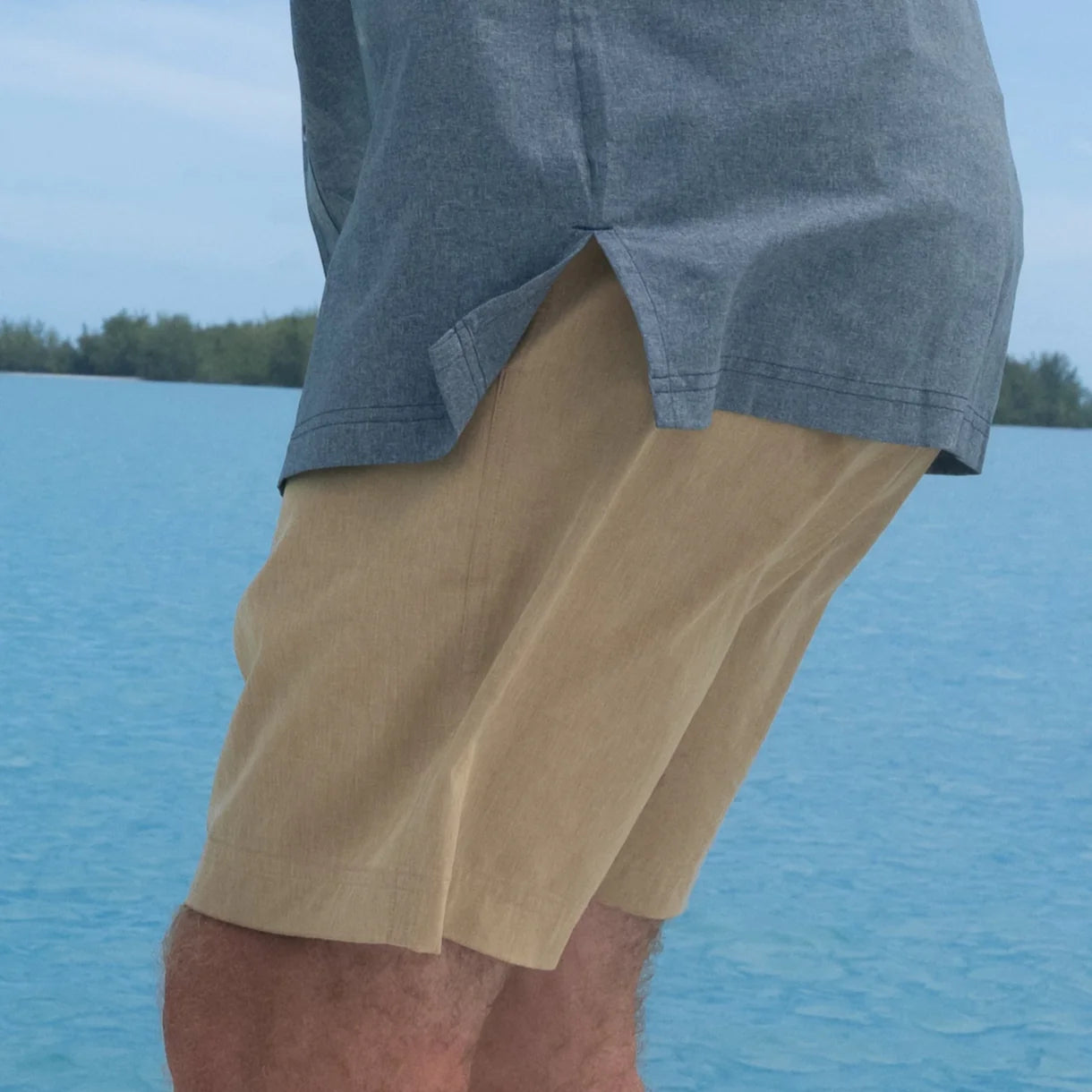 Khaki Travel Shorts