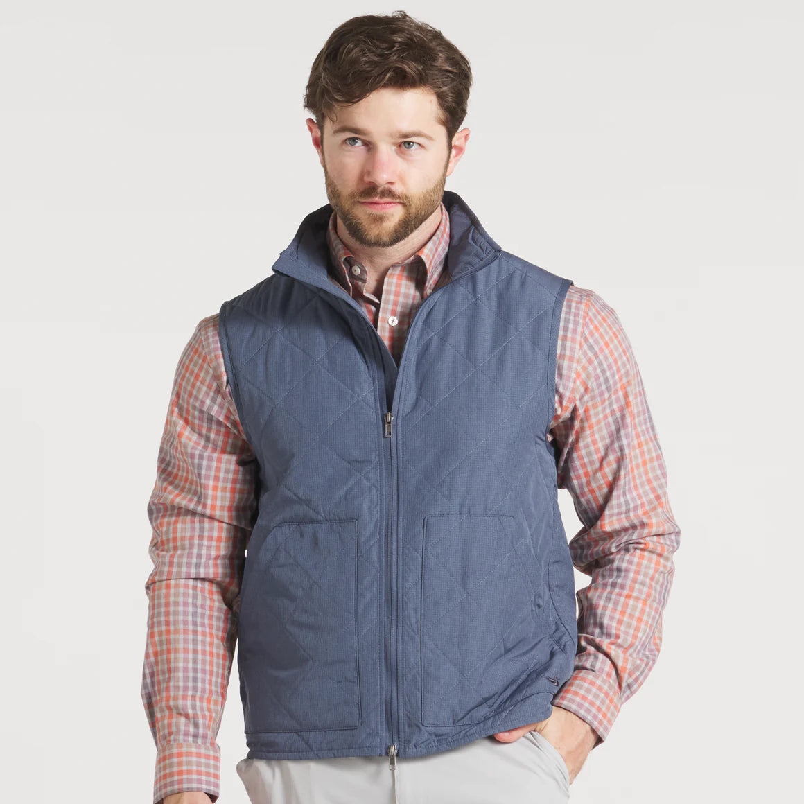 Bryson Ripstop Vest- Navy