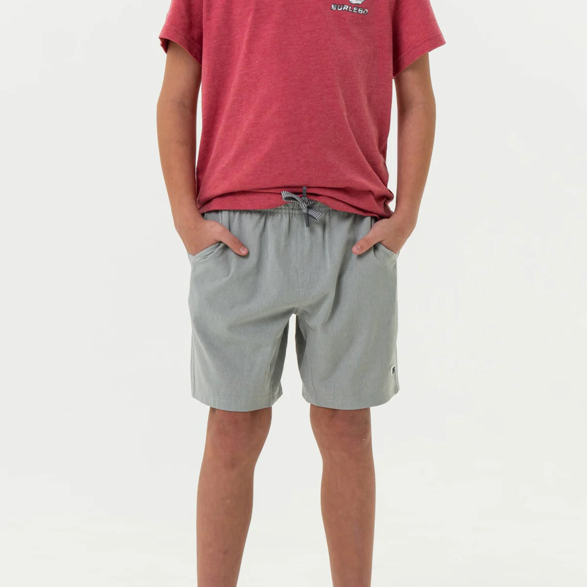 Youth Athletic Short- Grey