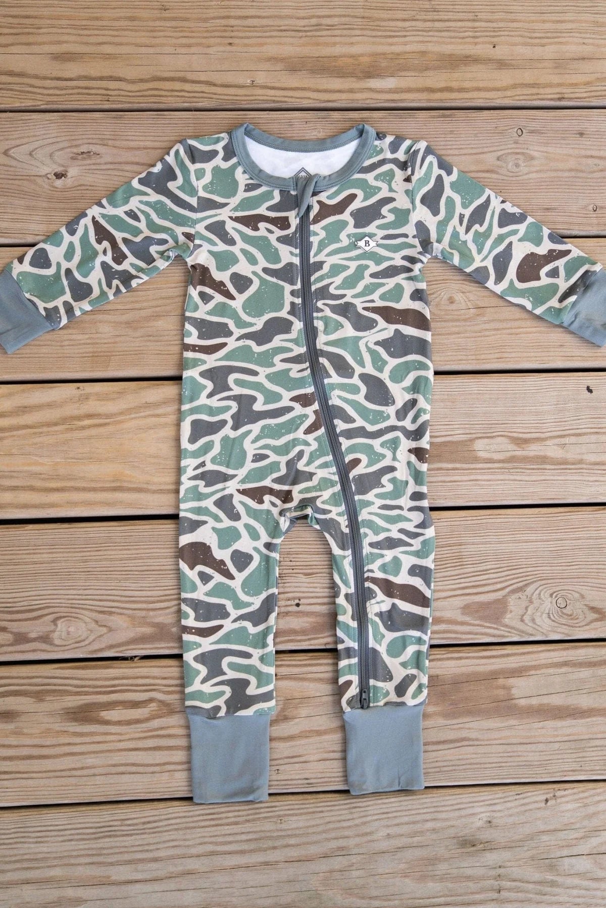 Baby Zip Up- Retro Camo
