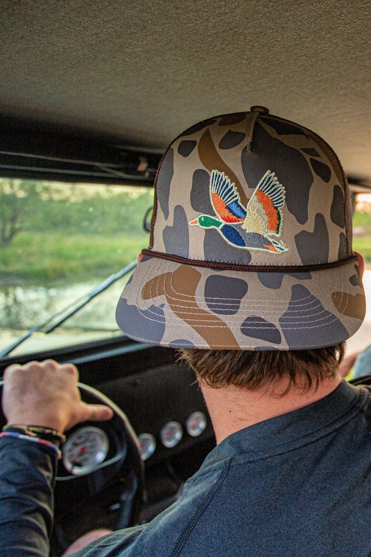 Retro Camo Duck Hat