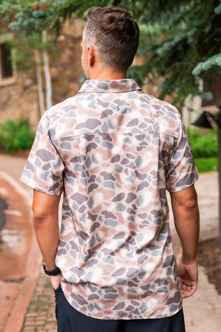 Performance Button Up- Pintail Camo