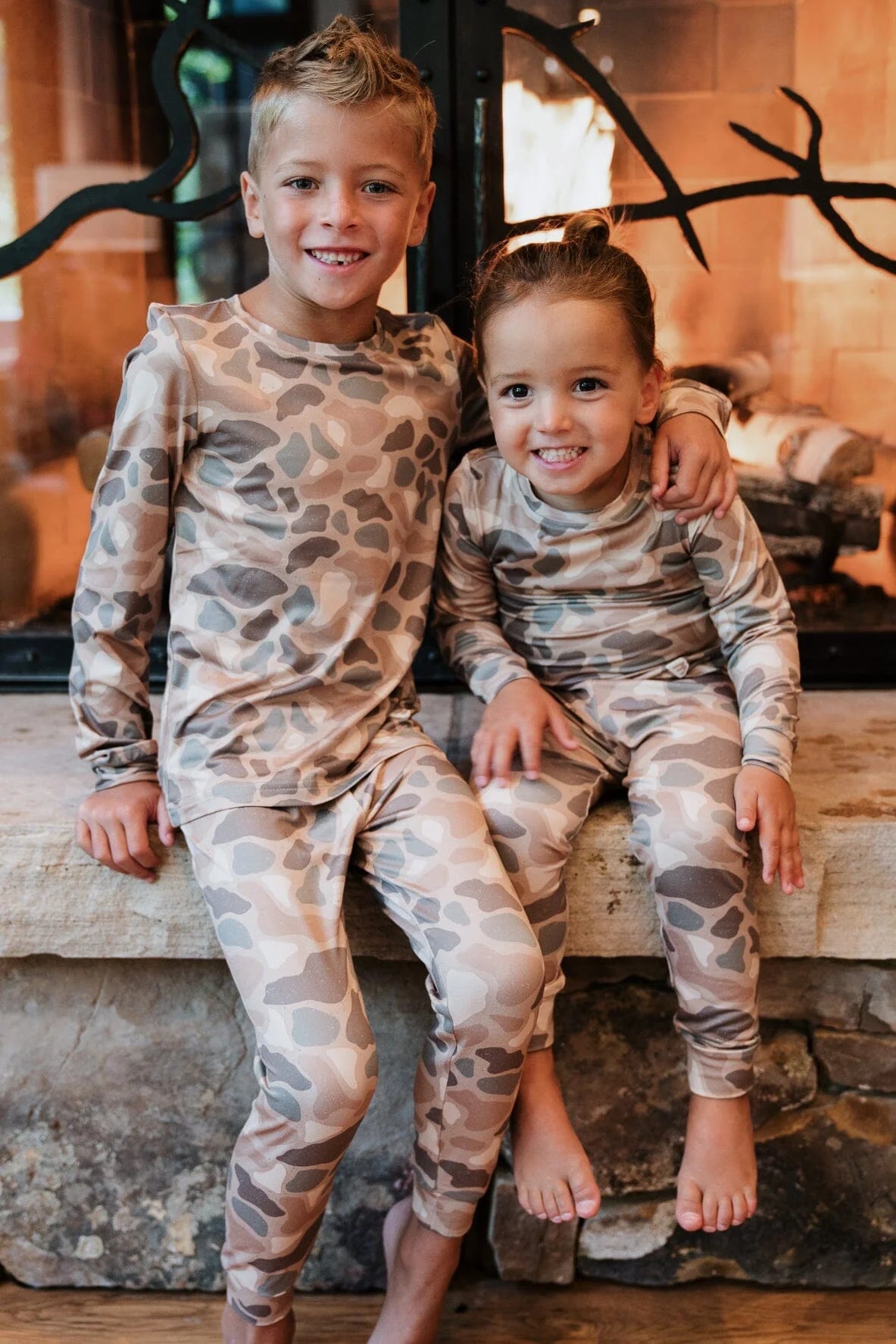Youth & Toddler Pajama Set- Pintail Camo