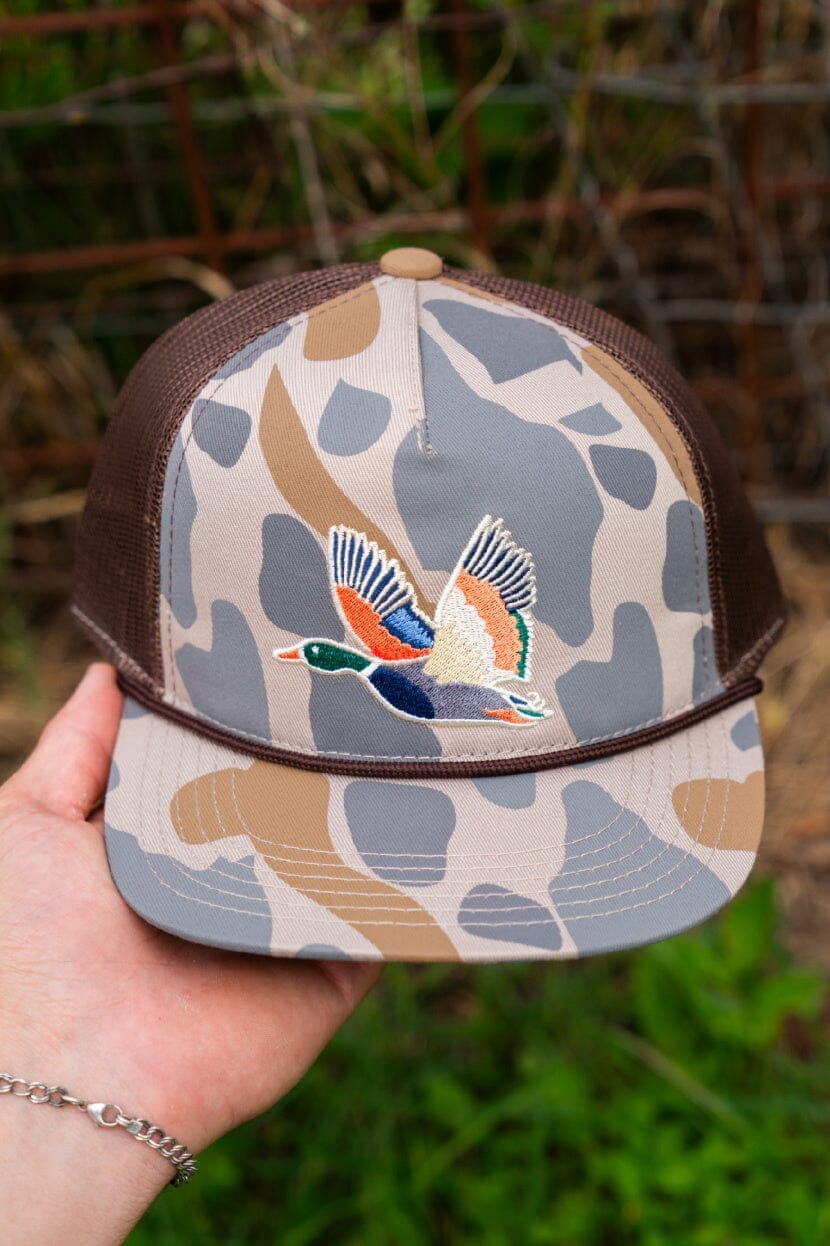 Youth Retro Camo Duck Hat
