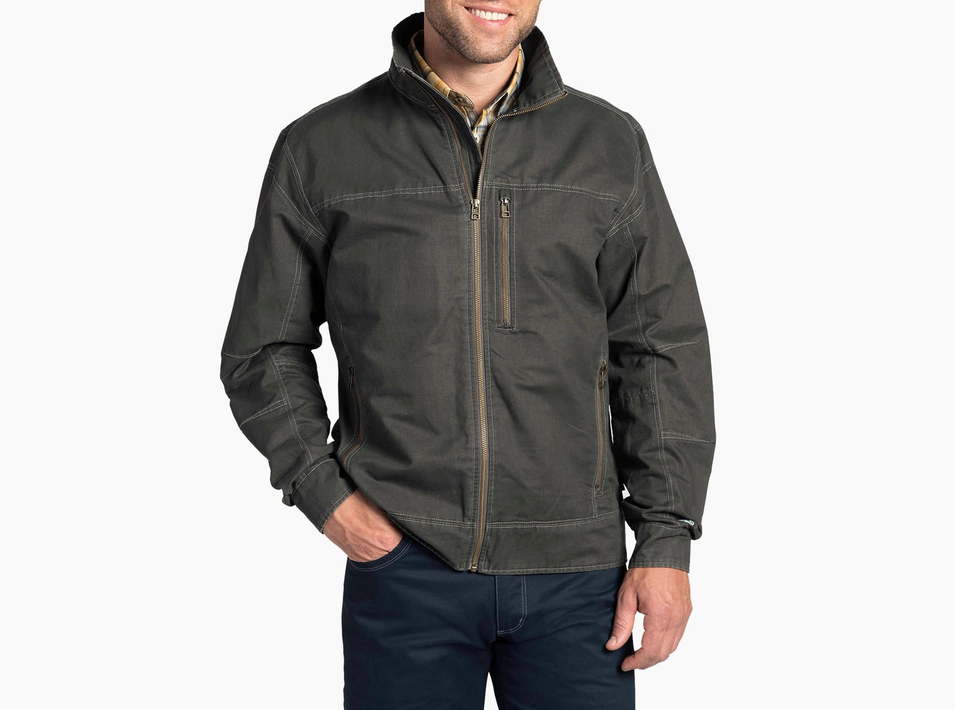 Burr Jacket- GunMetal
