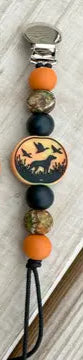 Duck Dog Pacifier Clip