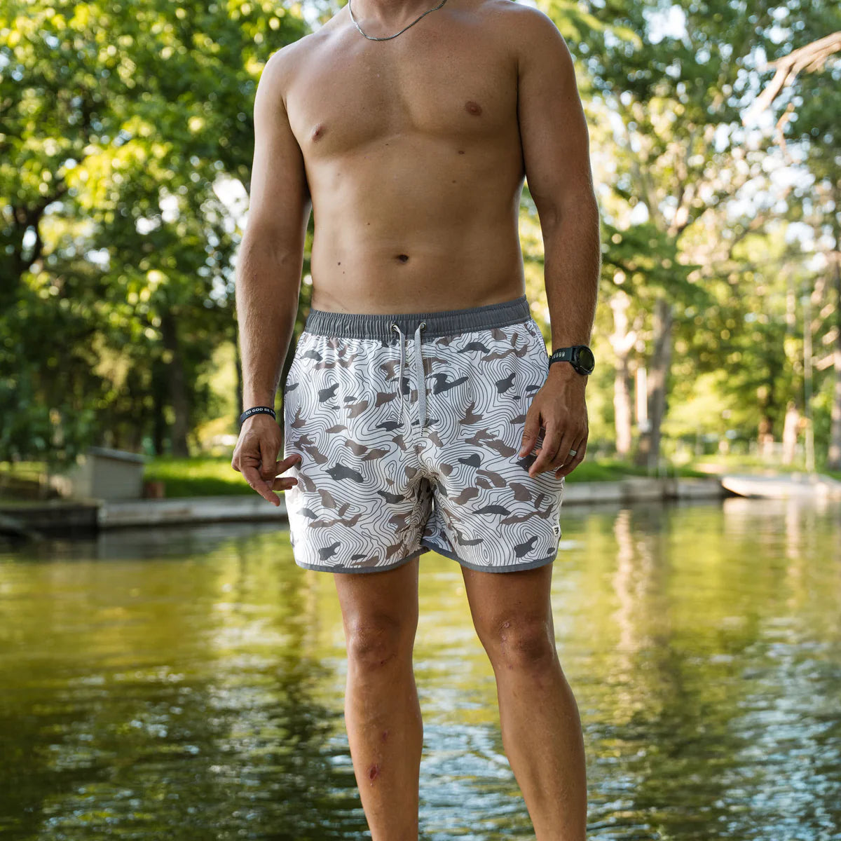 Topo Desert Swim Trunks