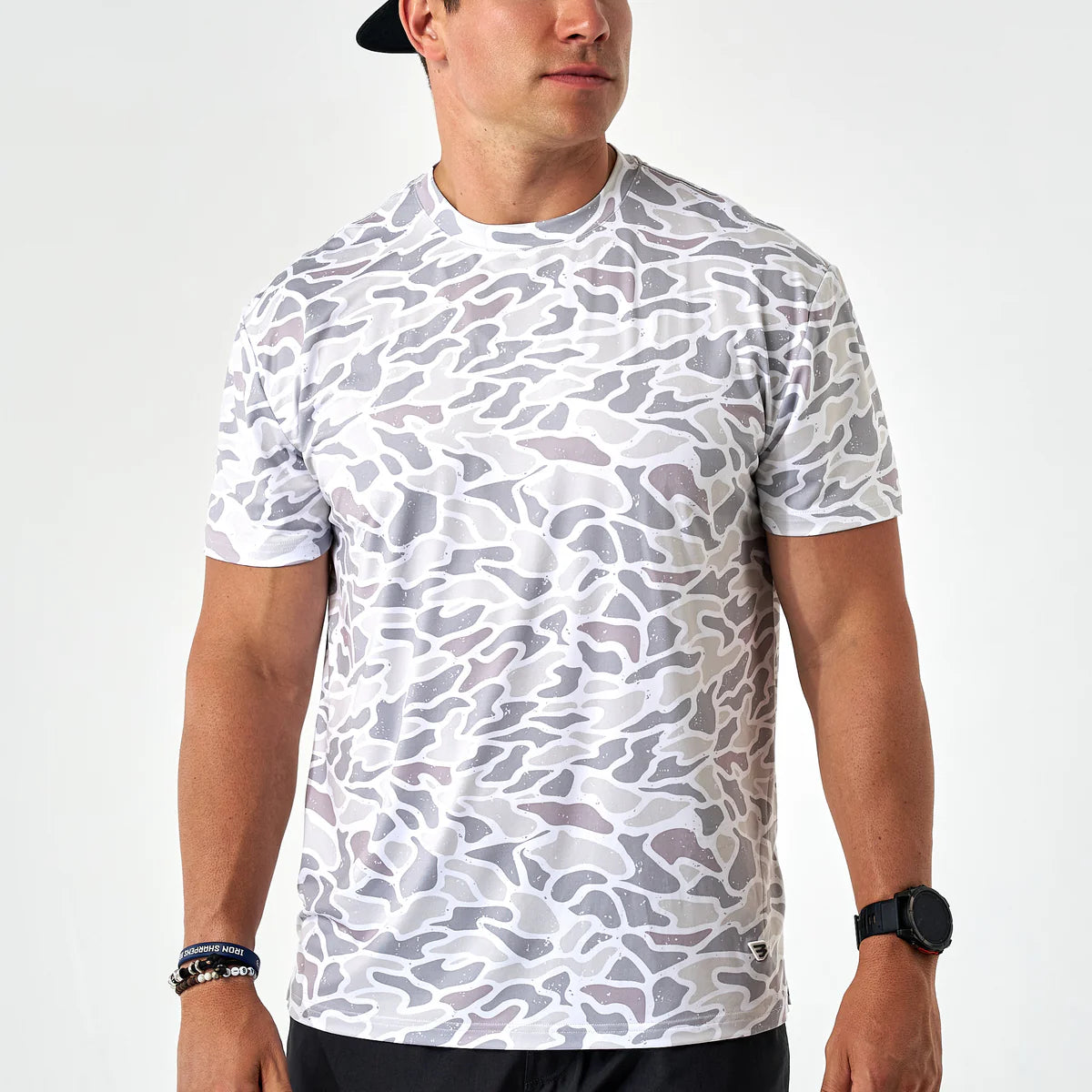 Go To Tee- White Camo