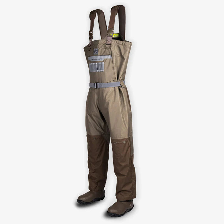 Shield Insulated Pro Series Gator Waders- Brown