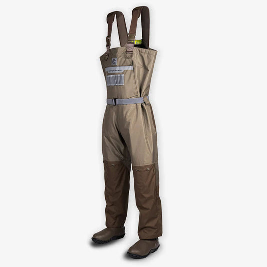 Shield Insulated Pro Series Gator Waders- Brown