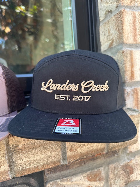 Black Barstool 7 Panel