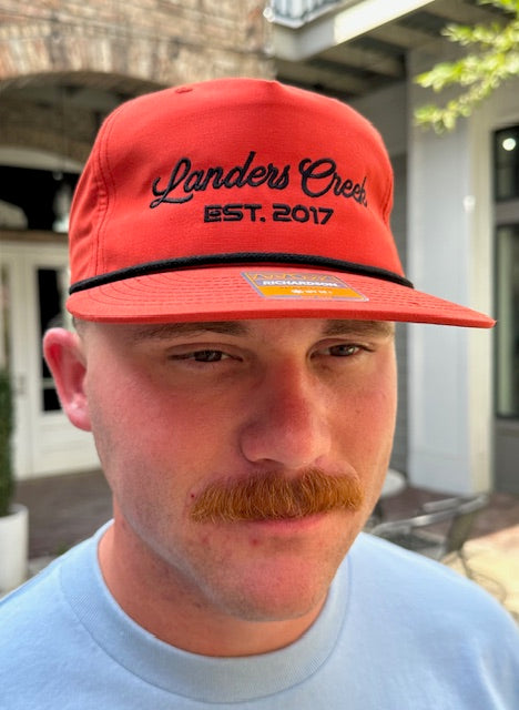 Orange/Black Rope Hat