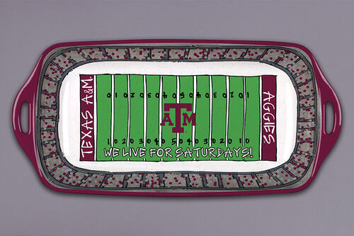 TX A&M Stadium Platter
