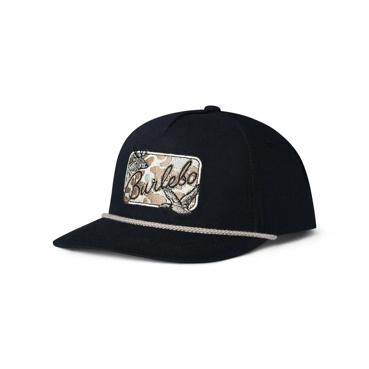 Burlebo Black Patch Hat
