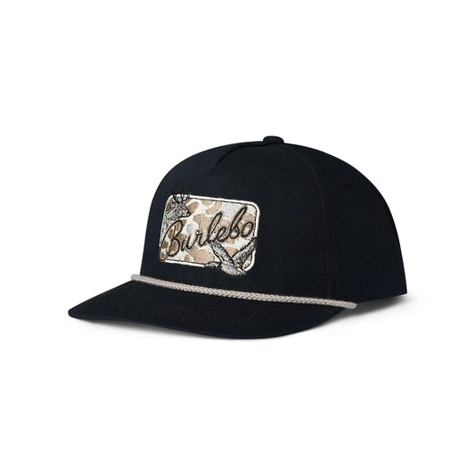 Burlebo Black Patch Hat