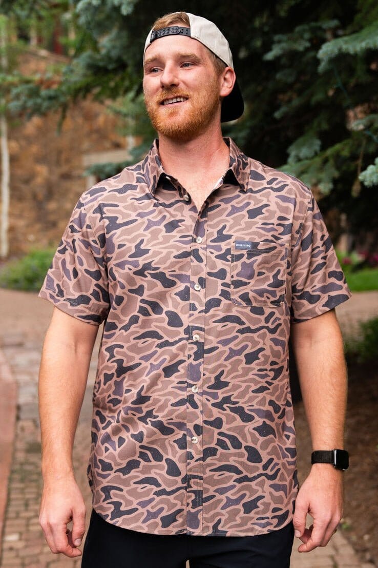 Gauge Camo Button Up