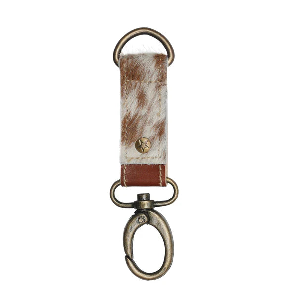 Brown & White Fob