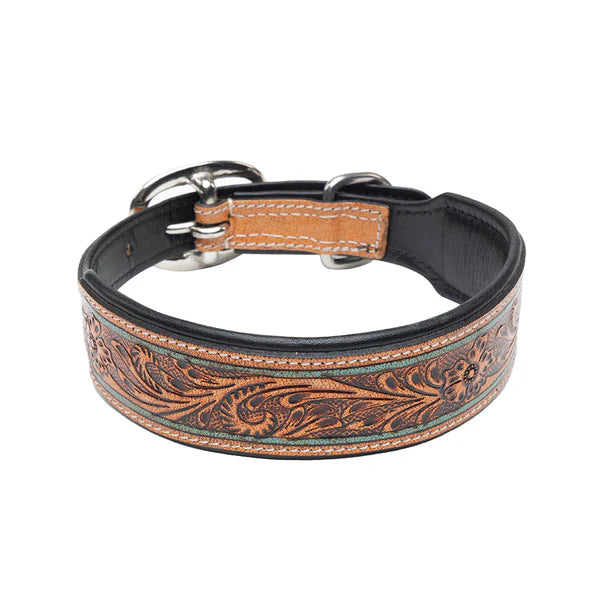 Tooled Dog Collar- M