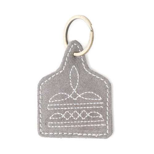 Saddle Key Fob- Grey