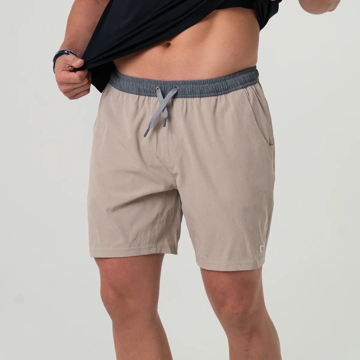 Khaki Athletic Shorts
