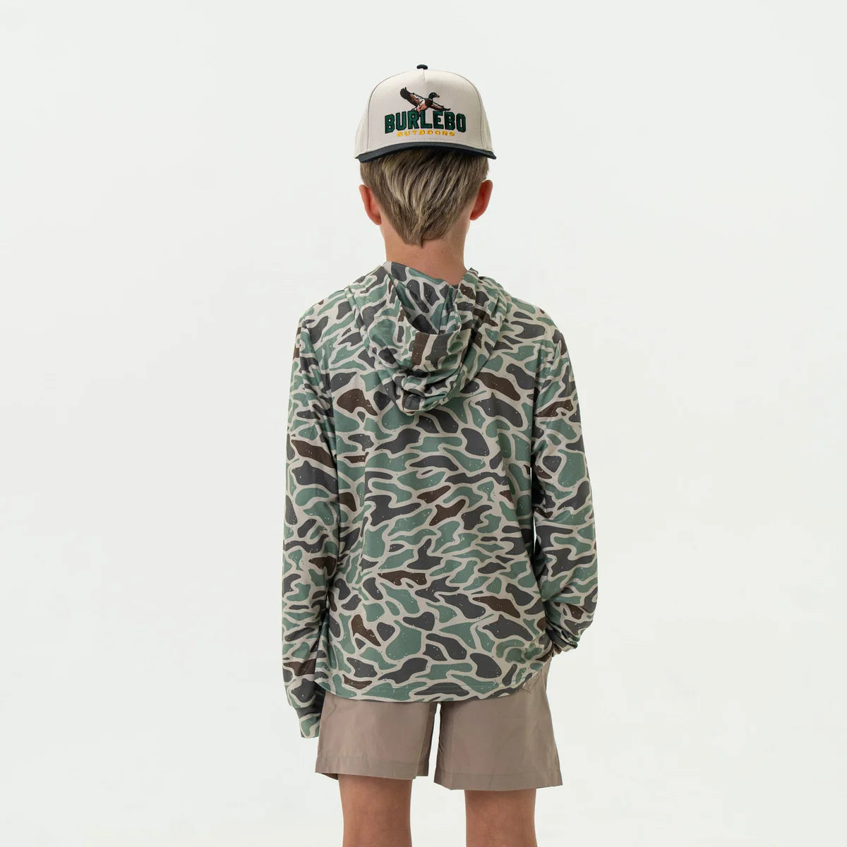 Youth Performance Hoodie- Duck Camo