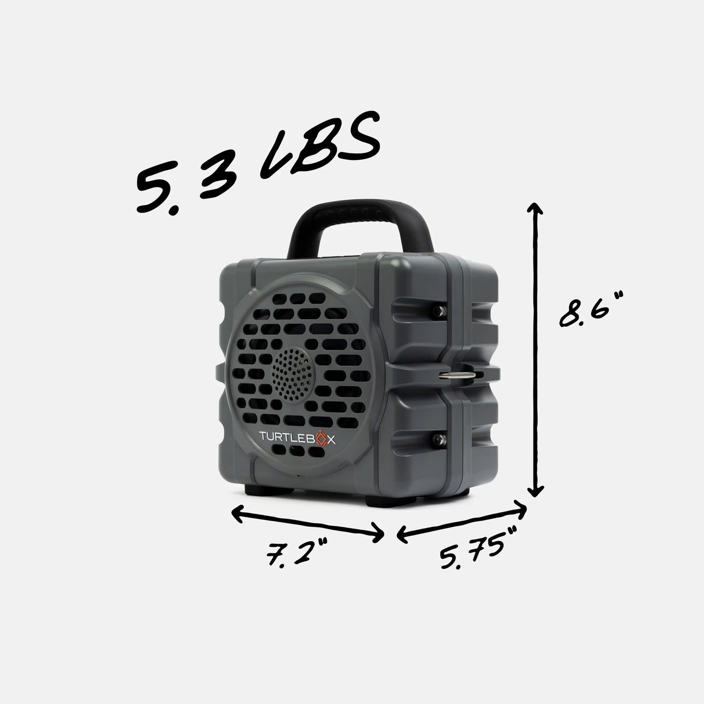 Turtlebox Cub- Grey