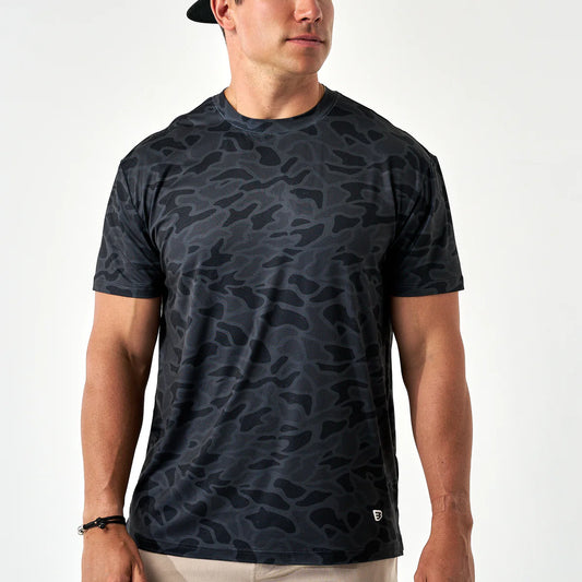 Go To Tee- Blk Camo