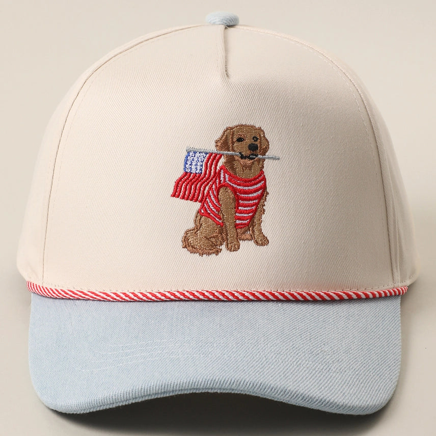 Golden USA Hat