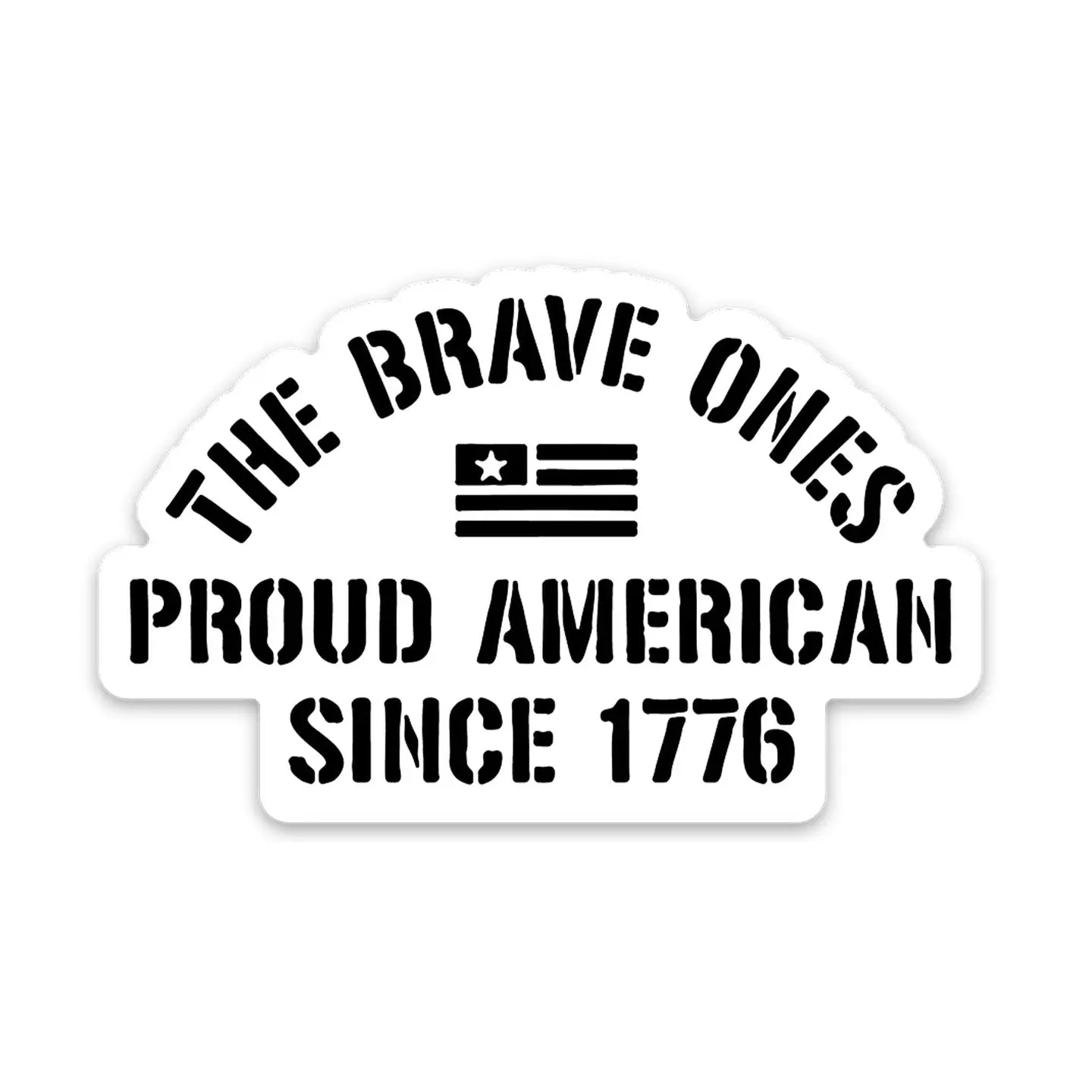 Freedom Stencil Sticker