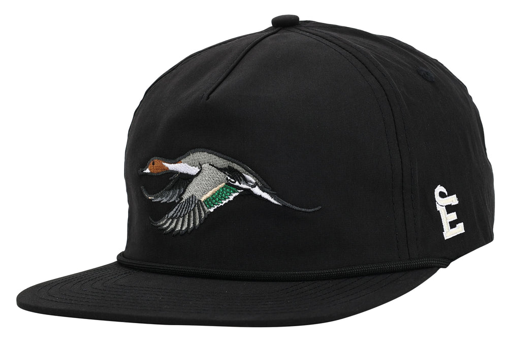Black Pintail Rope Hat