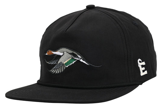 Black Pintail Rope Hat