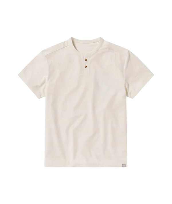 Oatmeal Henley Tee
