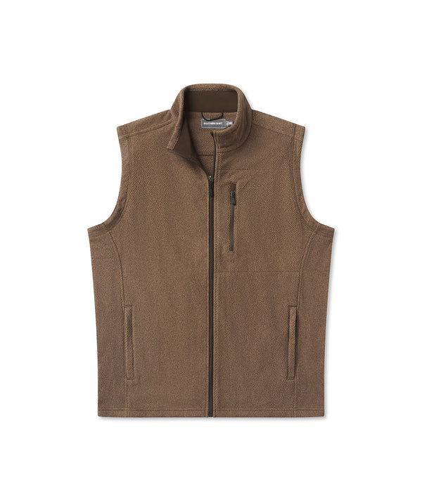 Brushline Espresso Fleece Vest