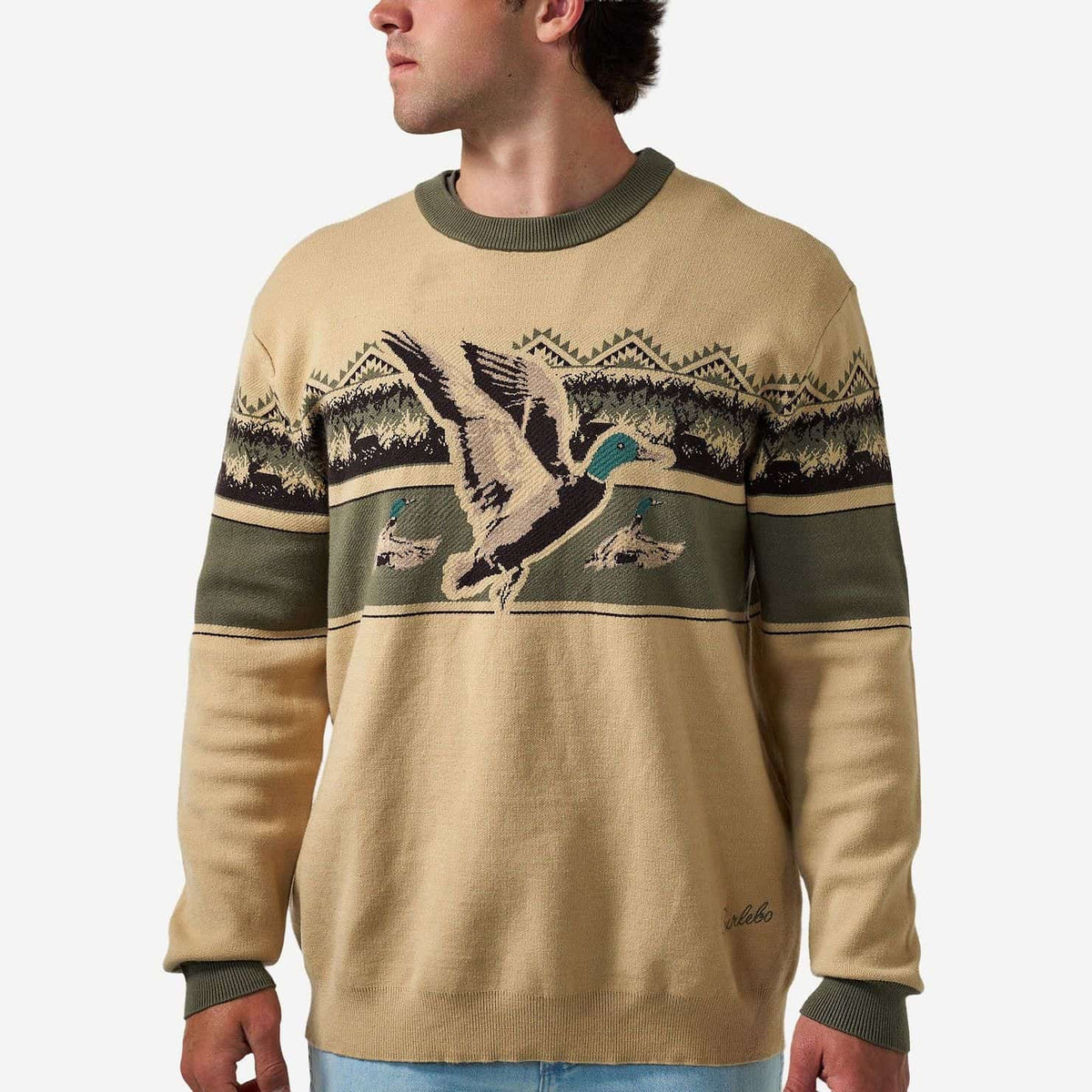 Vintage Duck Cabin Sweater