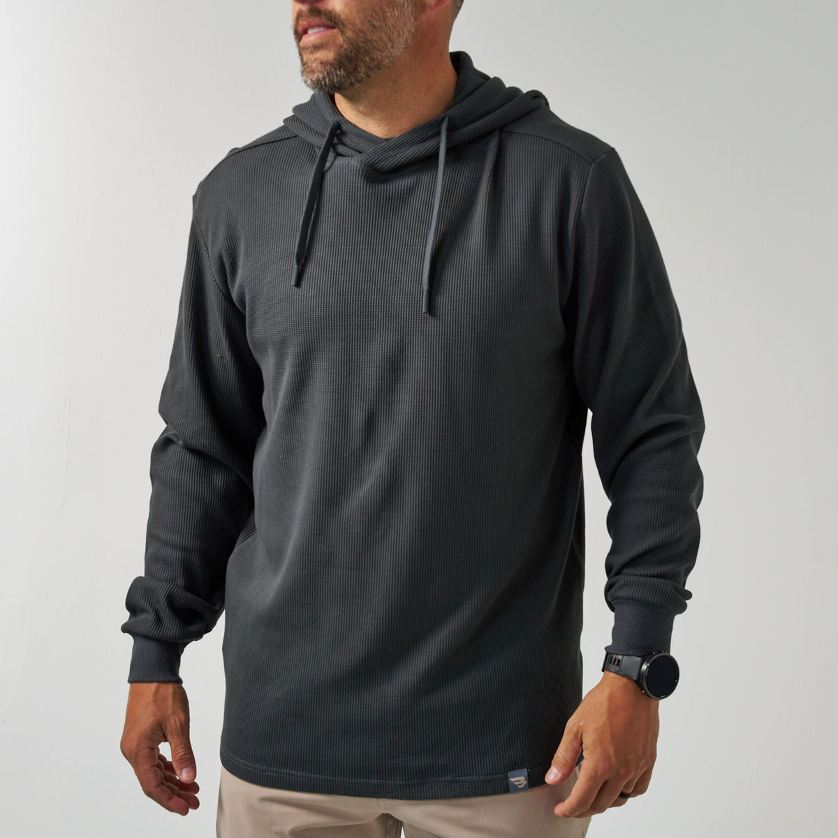 Gray Thermal Hoodie