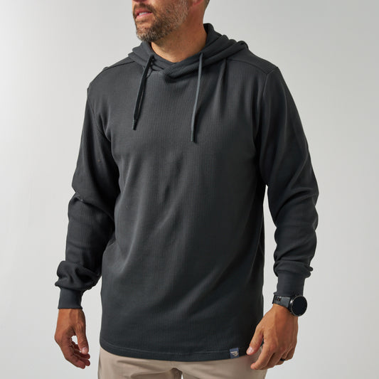 Gray Thermal Hoodie