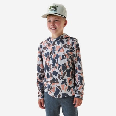 Youth Vintage Camo Hoodie